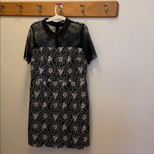 Cocktail Dress (Black and white)